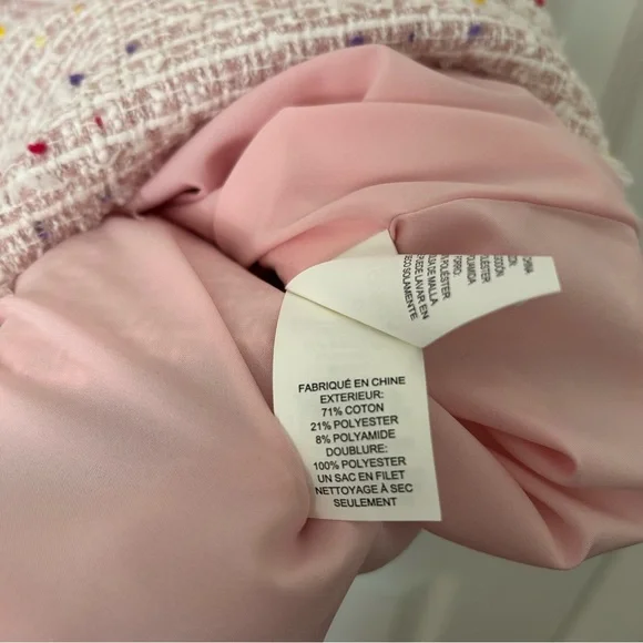 Kate Spade Flutter Sleeve Tweed Dress - Picture 14 of 14